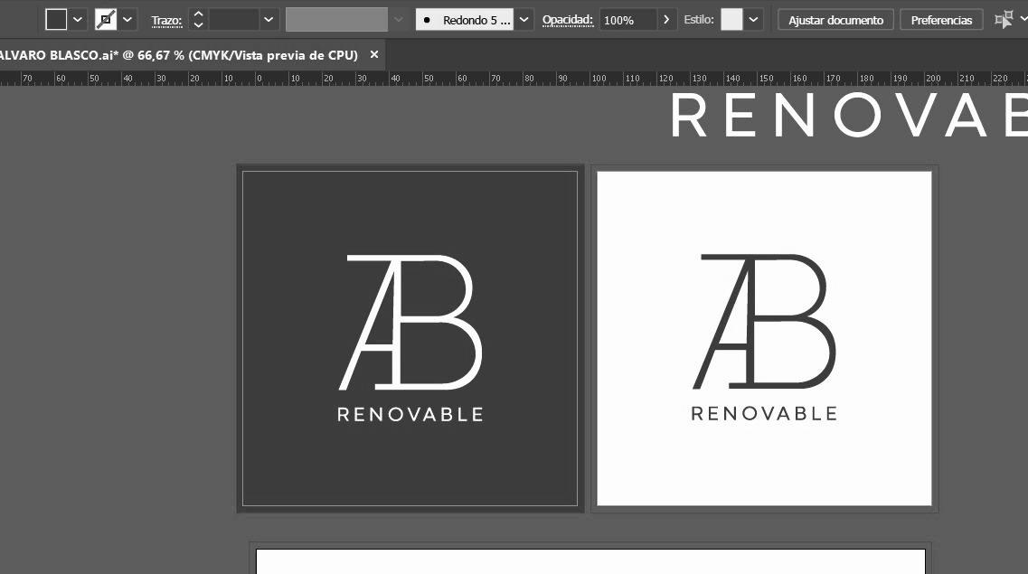 Trabajo logotipo en illustrator
